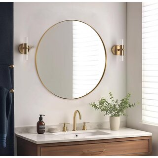 DMC  Gouden ronde spiegel Laurent 90 cm