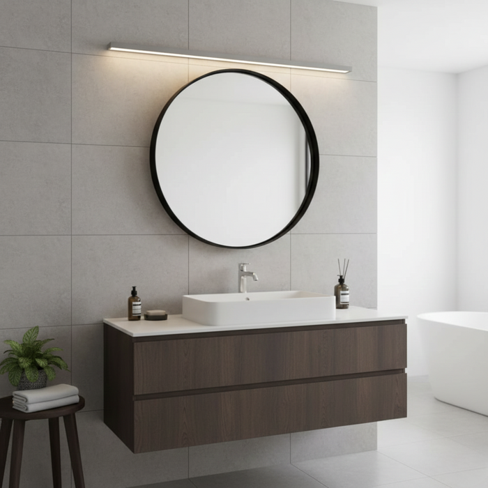 DMC  Ronde Spiegel Otis Zwart Staal  ⌀ 90 cm