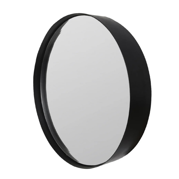 DMC  Ronde Spiegel Otis Zwart Staal  ⌀ 75 cm