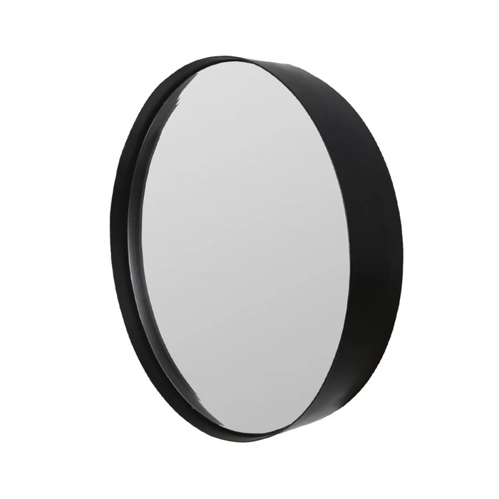 DMC  Ronde Spiegel Otis Zwart Staal  ⌀60 cm