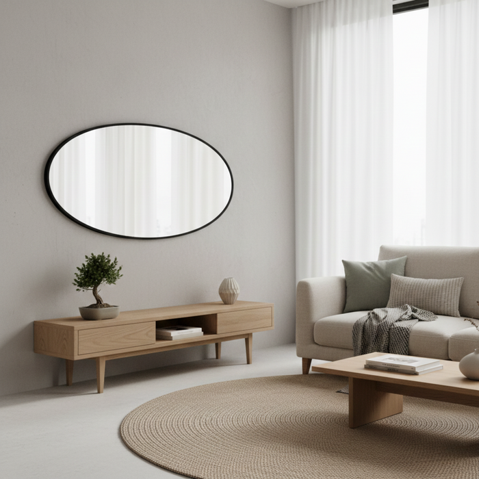 DMC  Spiegel Loft | Staal 60x130 cm