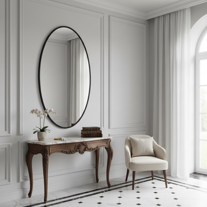 DMC  Spiegel Loft | Staal 60x130 cm