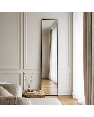 DMC  Grote Passpiegel Caro Zwart 35x200 cm