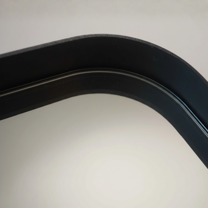 DMC  Wandspiegel Ovalis Zwart 60x225 Stalen Frame
