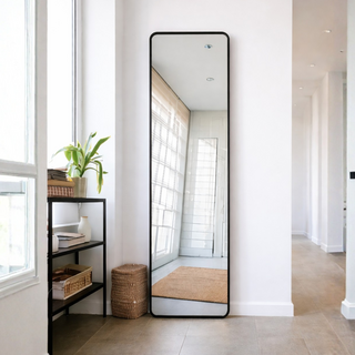 DMC  Wandspiegel Ovalis Zwart 60x225