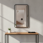 DMC  Wandspiegel Ovalis Zwart 50x90