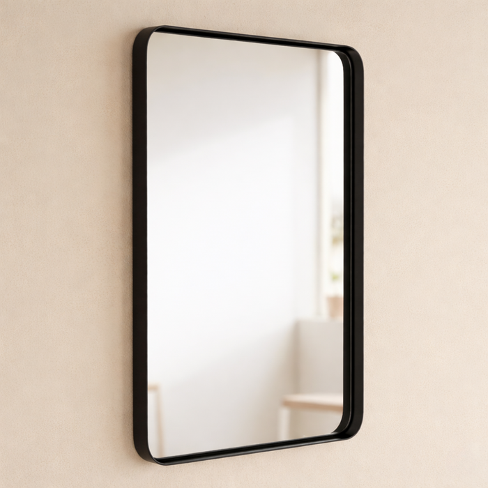 DMC  Wandspiegel Ovalis Zwart 50x90