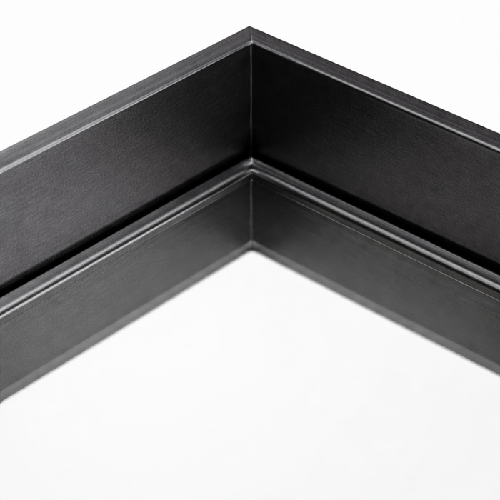 DMC  Grote Passpiegel Mara Zwart | 60x225