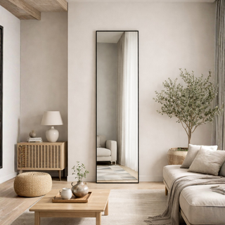 DMC  Passpiegel Mara Zwart 60x225 cm