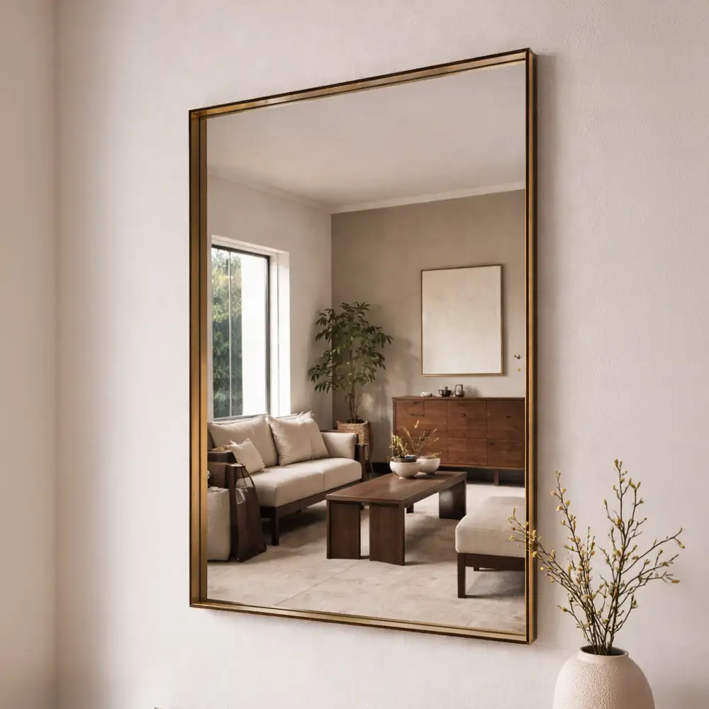 Chris spiegel 55x165cm) in de kleur Bruin Chris spiegel 55x165cm) in de kleur Bruin