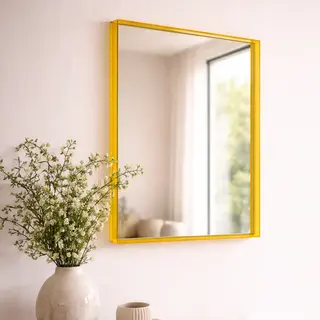 WALLMORE Spiegel Amber Geel 60x75