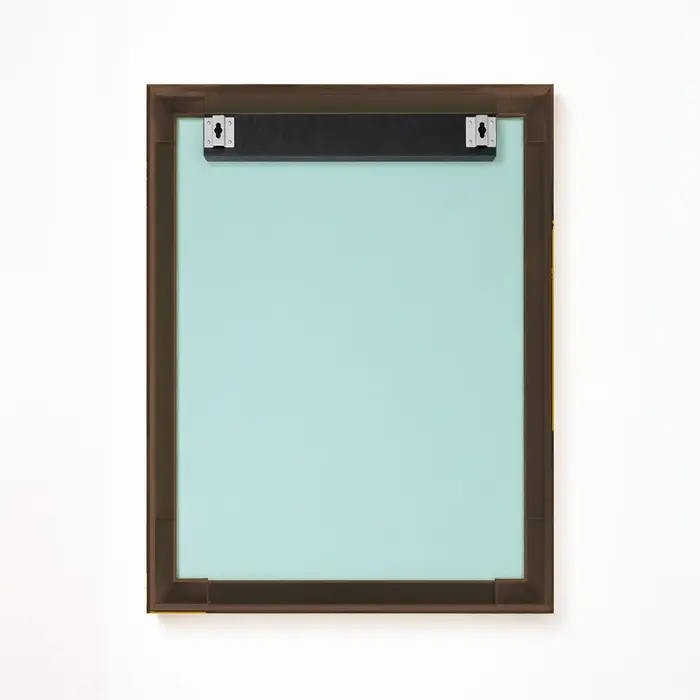 WALLMORE Spiegel Amber | met plexiglas lijst | Bruin 60x75