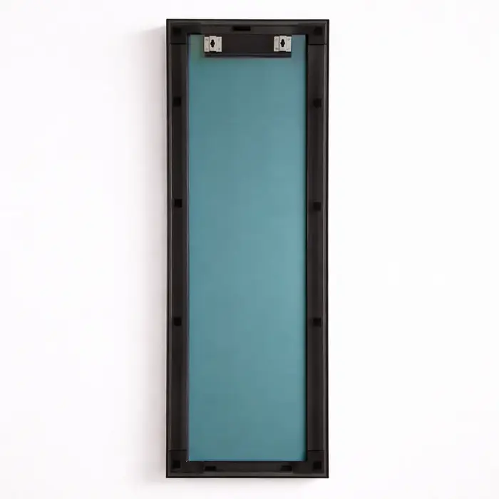 WALLMORE Spiegel Amber Zwart | met plexiglas lijst | 40x135