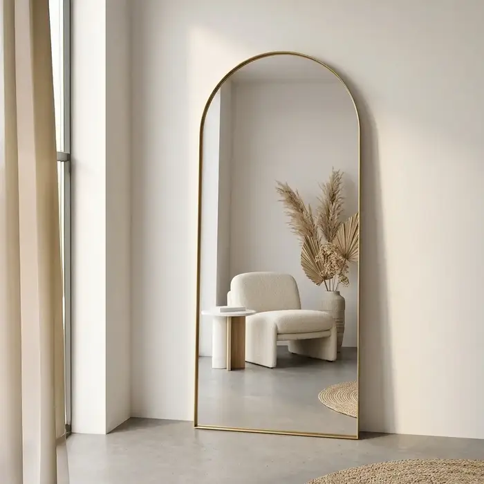 DMC  Spiegel Ravenna Goud  | Maat 80x180 cm