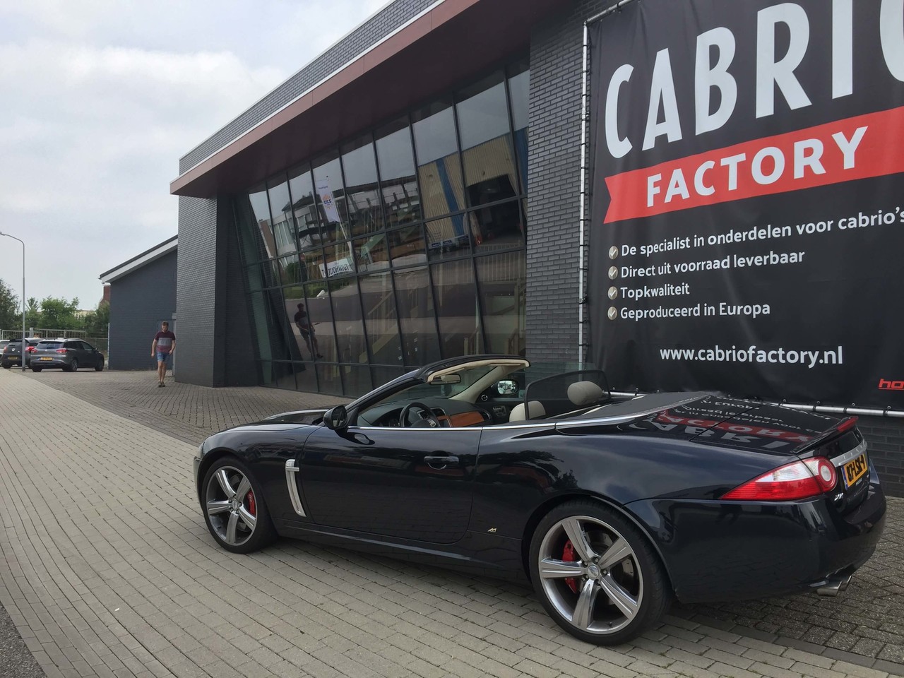 Jaguar Windscherm Jaguar XK rood