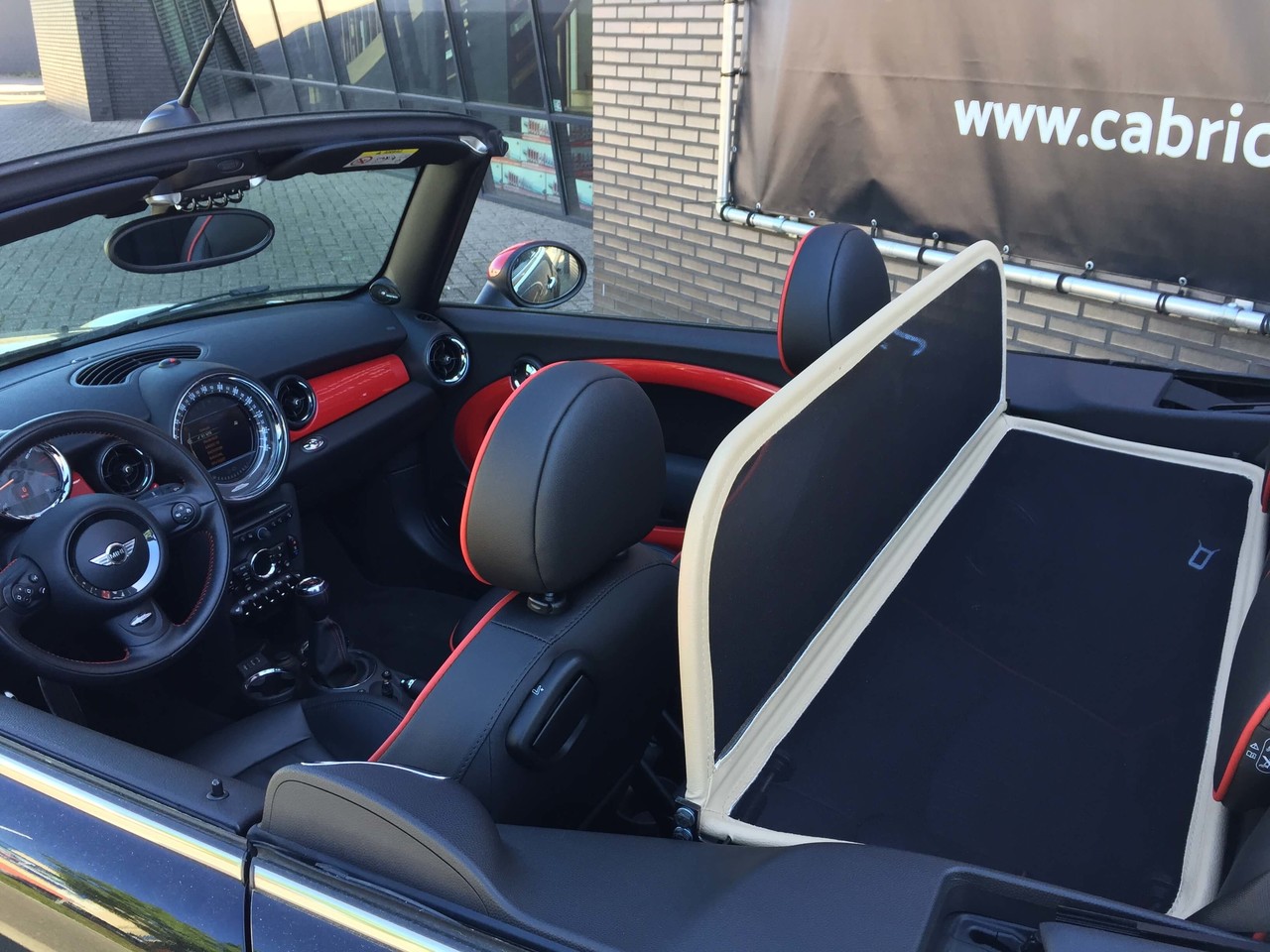 Mini Windscherm Mini R52 R57 beige Mini Windscherm Mini R52 R57 beige