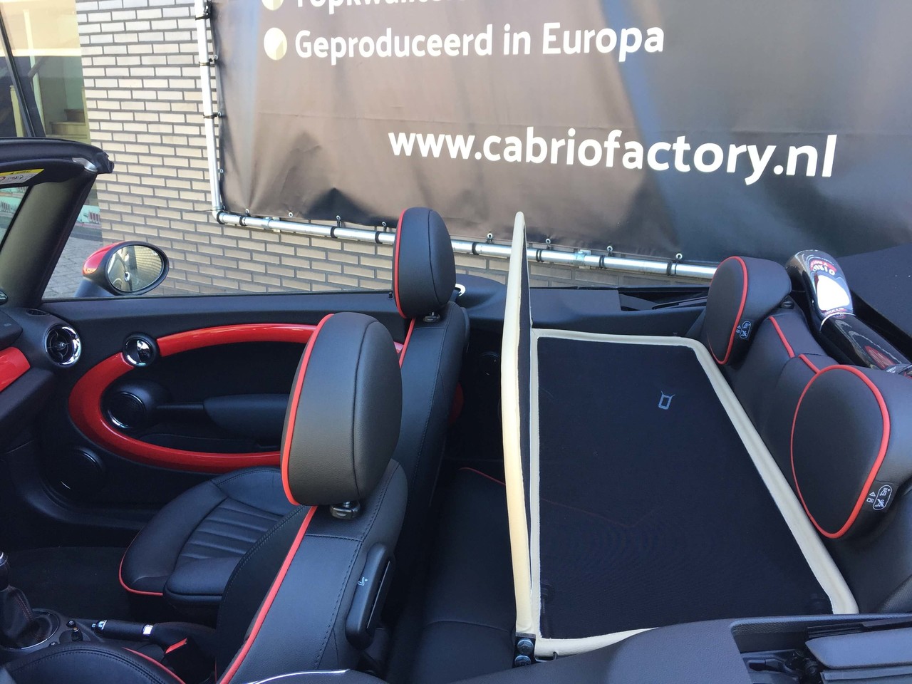 Mini Windscherm Mini R52 R57 beige Mini Windscherm Mini R52 R57 beige