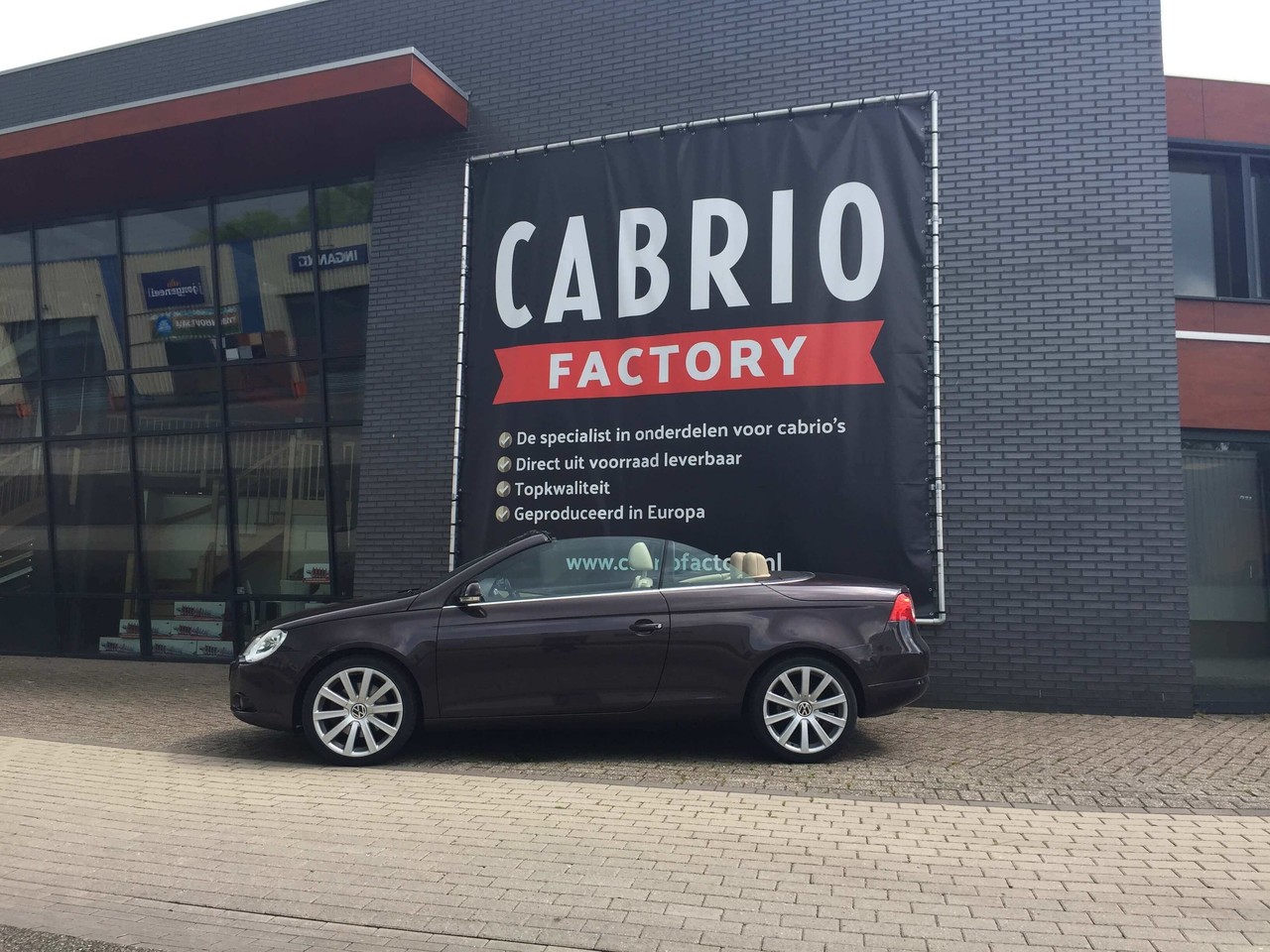 Volkswagen Windscherm VW EOS beige Volkswagen Windscherm VW EOS beige