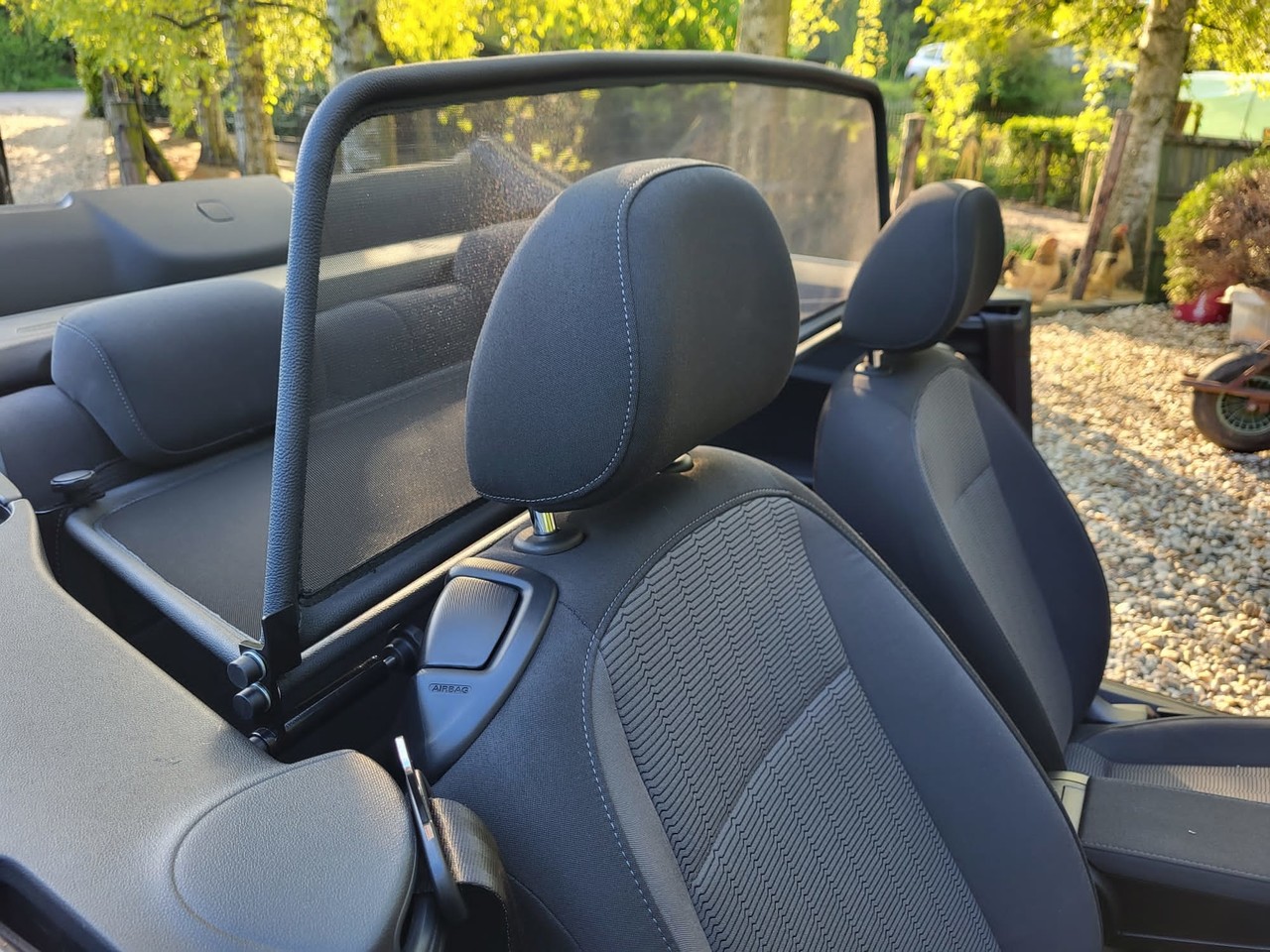 Volkswagen Windscherm VW Beetle 5C7 beige Volkswagen Windscherm VW Beetle 5C7 beige