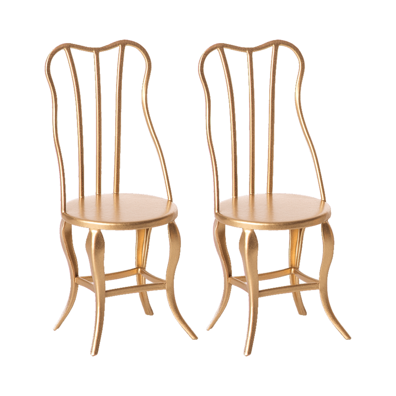 drempel evalueren Woord Vintage stoel - goud (2 stuks) - Poppedijn