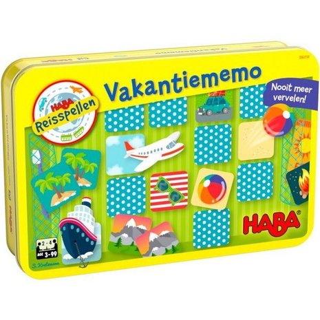 Haba Reisspel Vakantiememo Haba Reisspel Vakantiememo