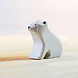 Bumbu Toys Houten kleine ijsbeer (zittend) Bumbu Toys Houten kleine ijsbeer (zittend)