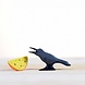Bumbu Toys Houten raaf met kaas Bumbu Toys Houten raaf met kaas