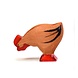 Bumbu Toys Houten bruine kip Bumbu Toys Houten bruine kip
