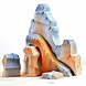 Bumbu Toys Houten Berg Kliffen Bumbu Toys Houten Berg Kliffen