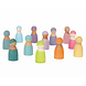 Grimm's 12 Houten Regenboogvriendjes Pastel Grimm's 12 Houten Regenboogvriendjes Pastel
