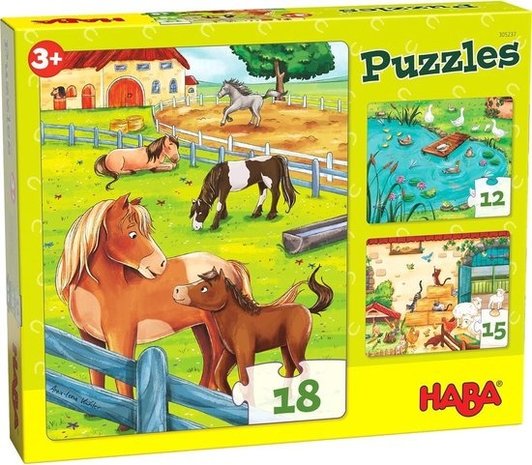 Haba Puzzels - Boerderijdieren Haba Puzzels - Boerderijdieren