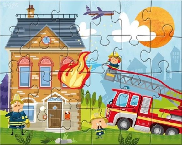 Haba Puzzels - Kleine brandweerkazerne Haba Puzzels - Kleine brandweerkazerne