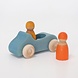 Grimm's Auto met poppetje Blauw Grimm's Auto met poppetje Blauw