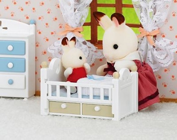 Sylvanian Families Chocolate Rabbit Baby Set Sylvanian Families Chocolate Rabbit Baby Set
