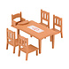Sylvanian Families Family Table & Chairs Sylvanian Families Family Table & Chairs