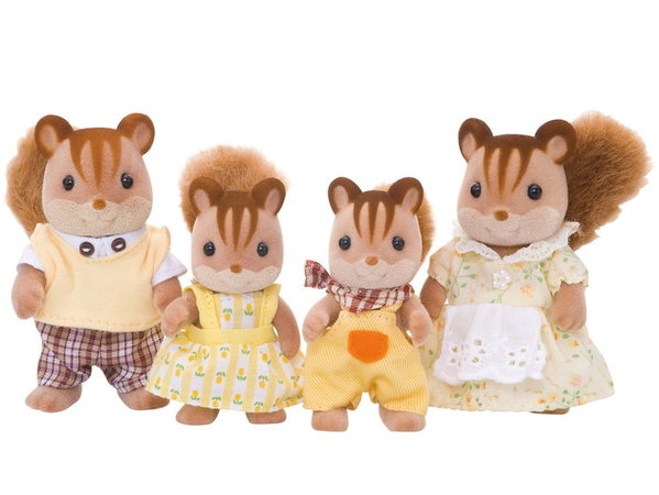 Sylvanian Families Walnut Squirrel Family Sylvanian Families Walnut Squirrel Family