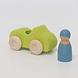 Grimm's Houten Auto Groen Grimm's Houten Auto Groen