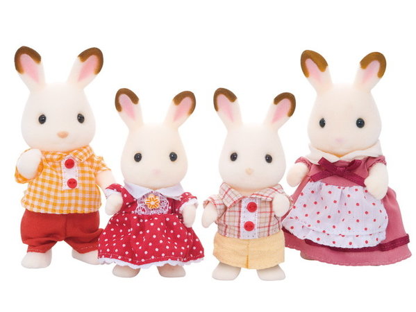 Sylvanian Families Chocolate Rabbit Family Sylvanian Families Chocolate Rabbit Family