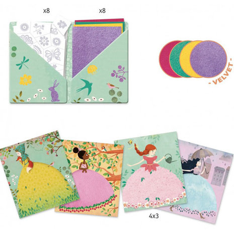 Djeco Artistic Patch - Mooie Jurken Djeco Artistic Patch - Mooie Jurken