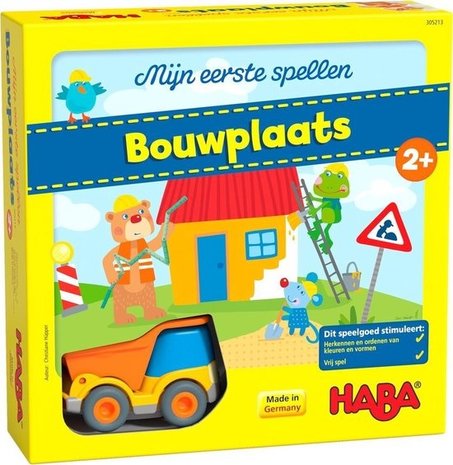 Haba Mijn eerste spellen - Bouwplaats Haba Mijn eerste spellen - Bouwplaats