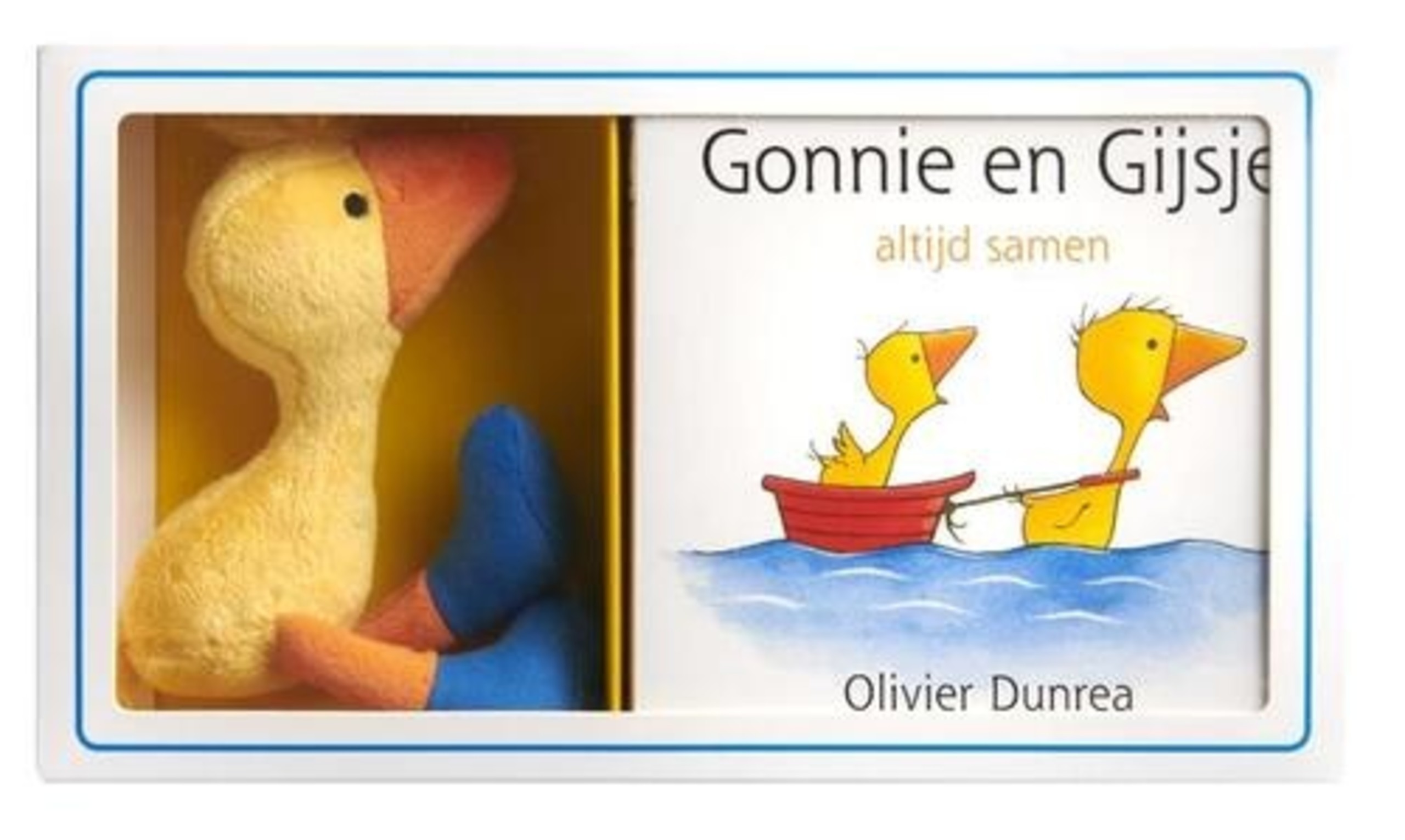 Gonnie en Gijsje altijd samen inclusief knuffeltje - Poppedijn