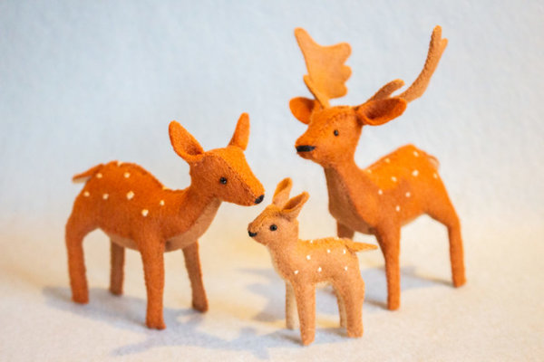 Atelier Pippilotta Hertenfamilie - Zelfmaakpakketje Atelier Pippilotta Hertenfamilie - Zelfmaakpakketje