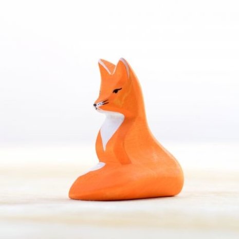 Bumbu Toys Houten Vos Zittend Bumbu Toys Houten Vos Zittend