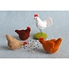 Atelier Pippilotta Drie kippen en een haan - Zelfmaakpakketje Atelier Pippilotta Drie kippen en een haan - Zelfmaakpakketje