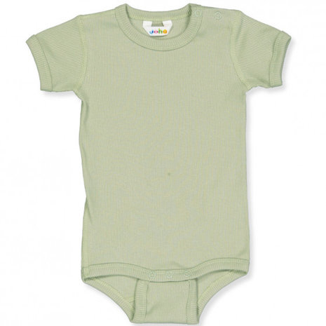 Joha Romper Organic Cotton Korte Mouw - Groen Joha Romper Organic Cotton Korte Mouw - Groen