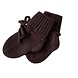 Petite Noé Merino Wollen Slofjes Donker Bruin Petite Noé Merino Wollen Slofjes Donker Bruin