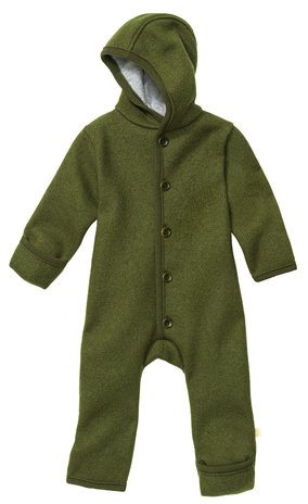 Disana Overall van gekookte wol - Olive Disana Overall van gekookte wol - Olive