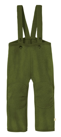 Disana Salopette van gekookte wol - Olive Disana Salopette van gekookte wol - Olive