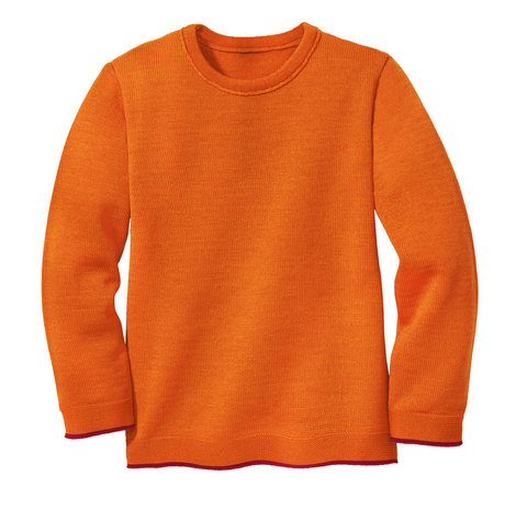 Disana Trui van merino wol - Orange Disana Trui van merino wol - Orange