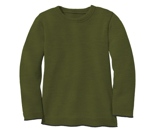 Disana Trui van merino wol - Olive Disana Trui van merino wol - Olive